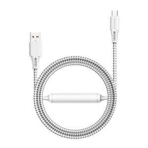 Joyroom 2.4A Braided Data Cable White 2m Joyroom 2.4A Braided Data Cable White 2m